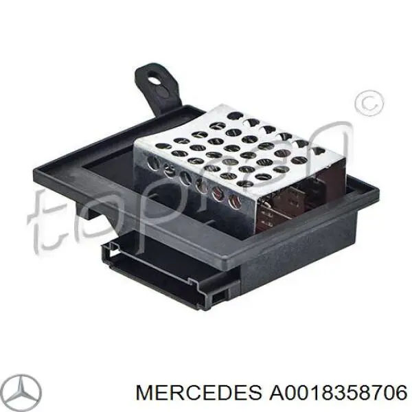 Резистор обігрівача Mercedes A0018358706 ціна, від 19.98 USD