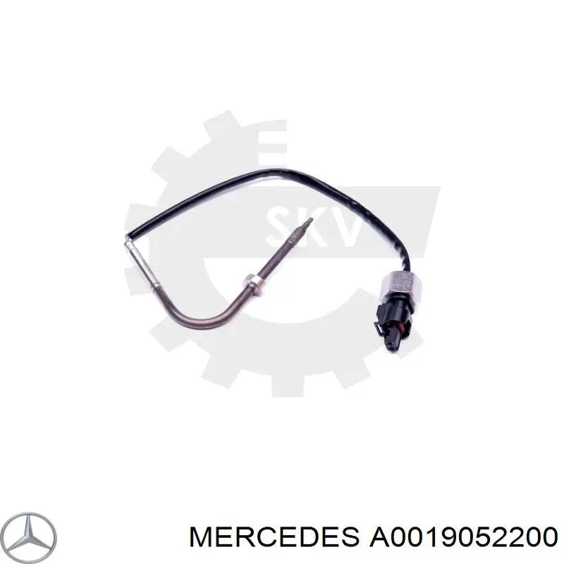Датчик температури відпрацьованих газів (ВГ), фільтр сажі Mercedes A0019052200