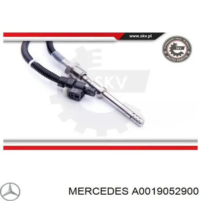 Датчик температури відпрацьованих газів (ВГ), фільтр сажі Mercedes A0019052900 ціна, від 37.68 USD