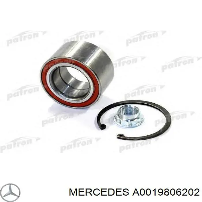 Купити A0019806202 Mercedes Підшипник ступиці передньої