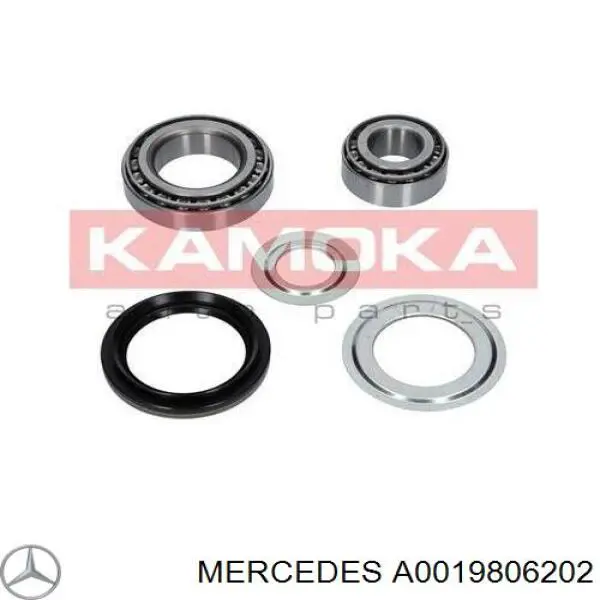 Комплект підшипник маточини передньої Mercedes A0019806202 ціна, від 12.54 USD