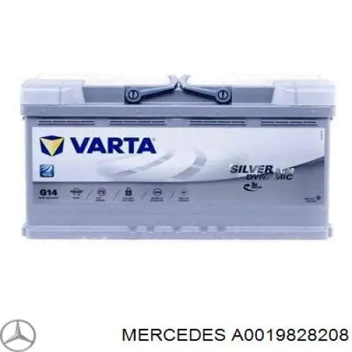 A0019828208 Mercedes акумуляторна батарея, акб