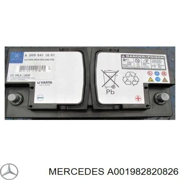 Купити A001982820826 Mercedes Акумулятор для авто
