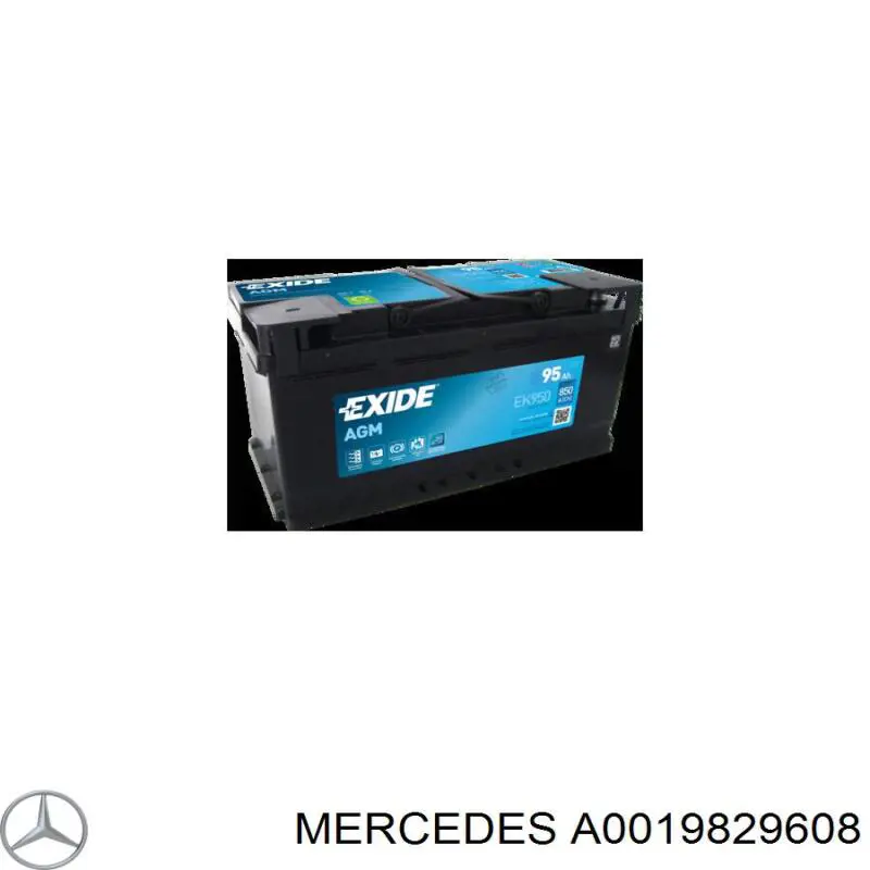 Купити A0019829608 Mercedes Автомобільна батарея