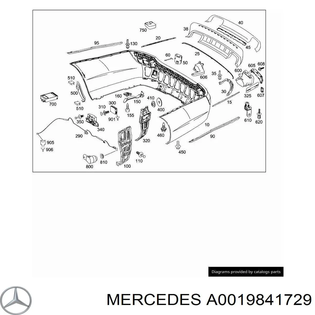 A0019841729 Mercedes 
