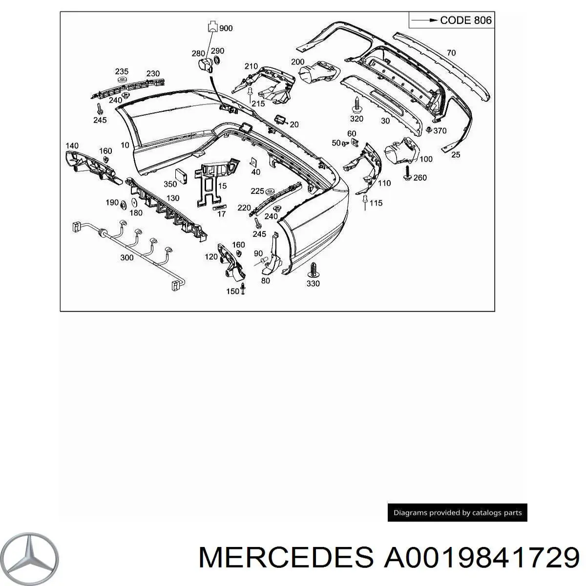 Mercedes A0019841729 ціна, від 4.23 USD