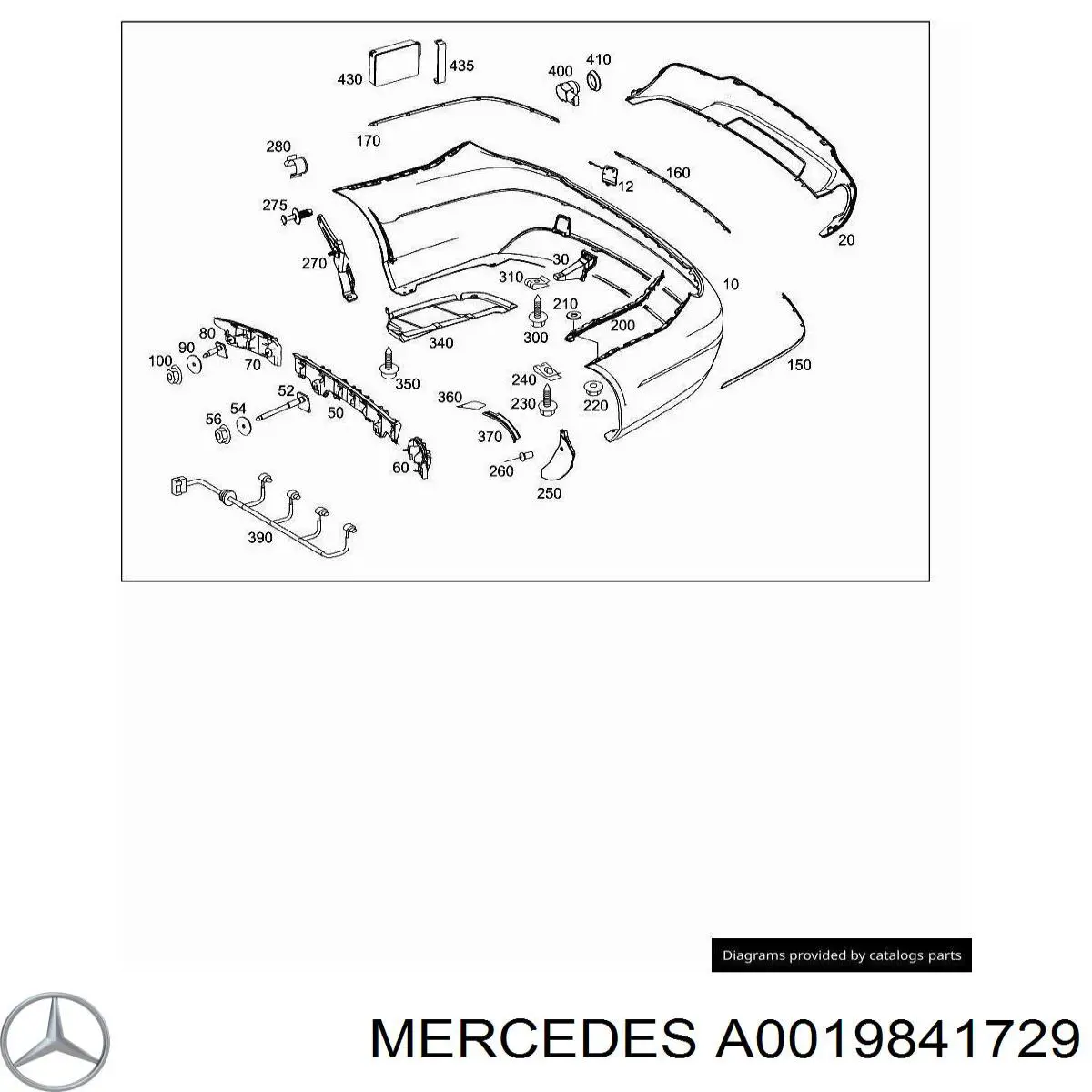 Купити A0019841729 Mercedes 