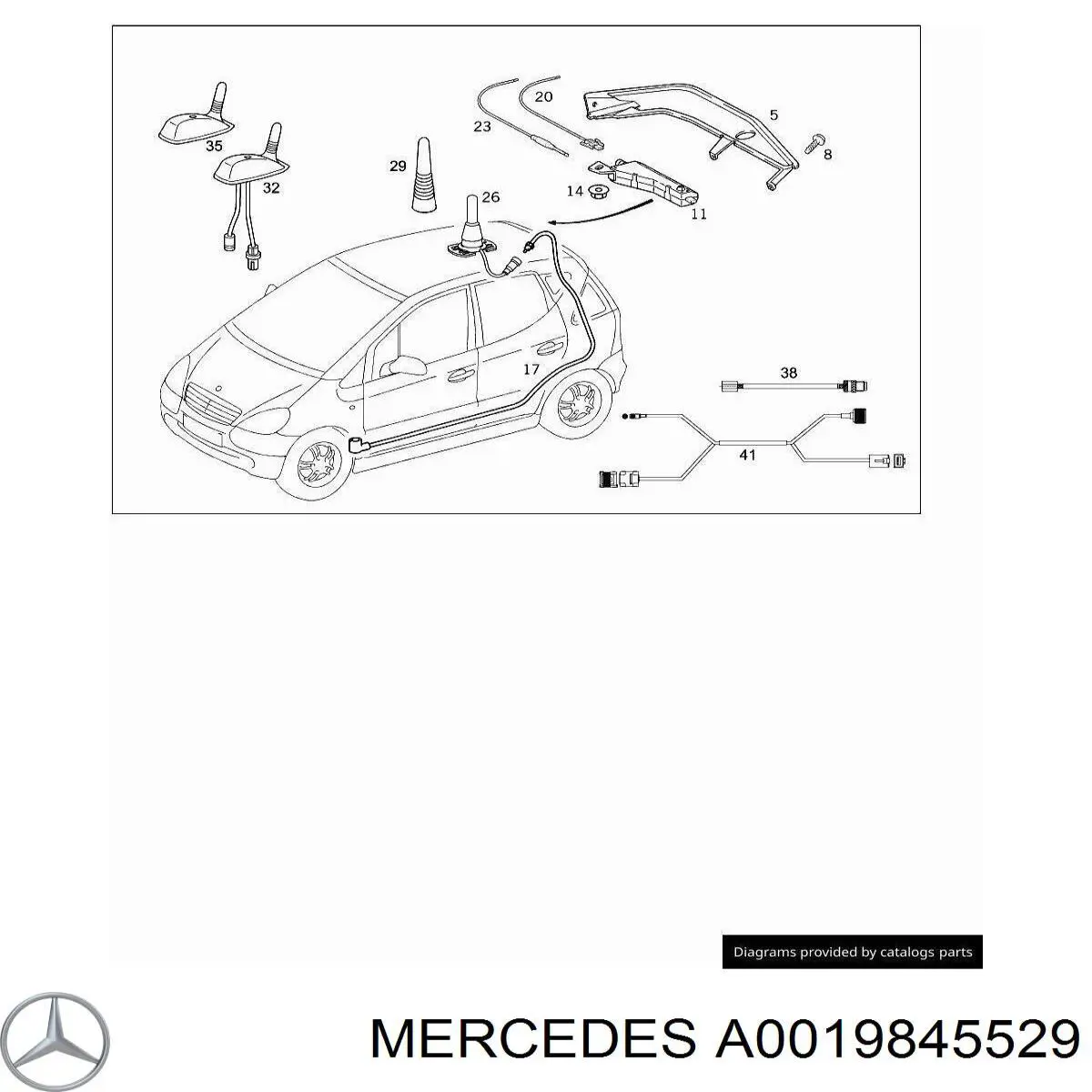  0019845529 Mercedes