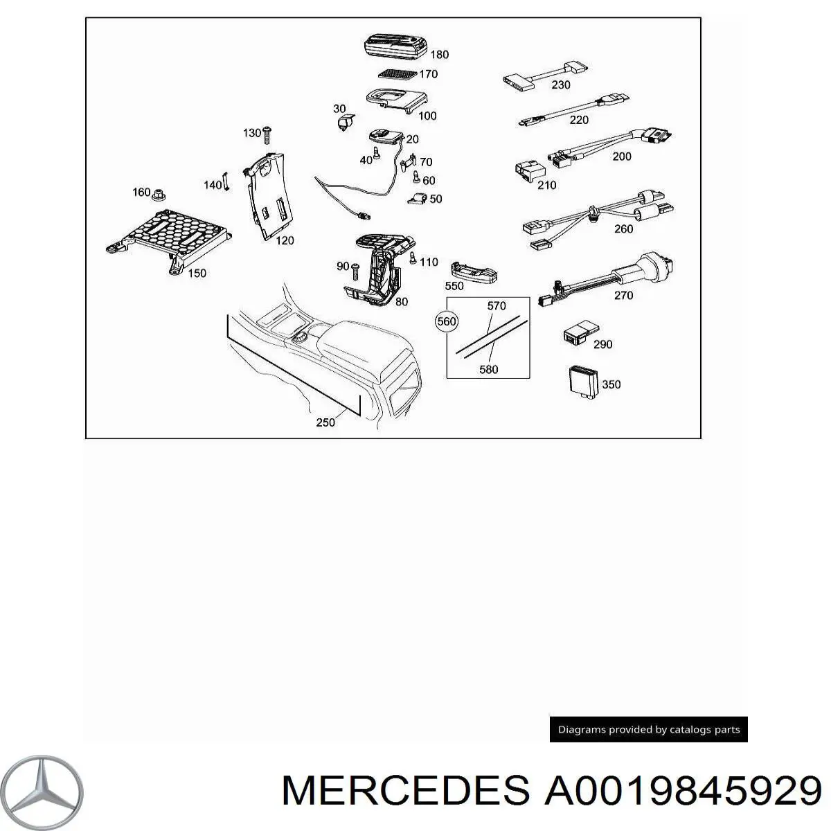 Купити A0019845929 Mercedes 