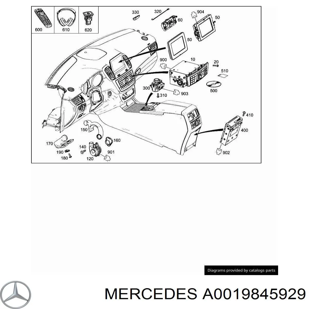 A0019845929 Mercedes 