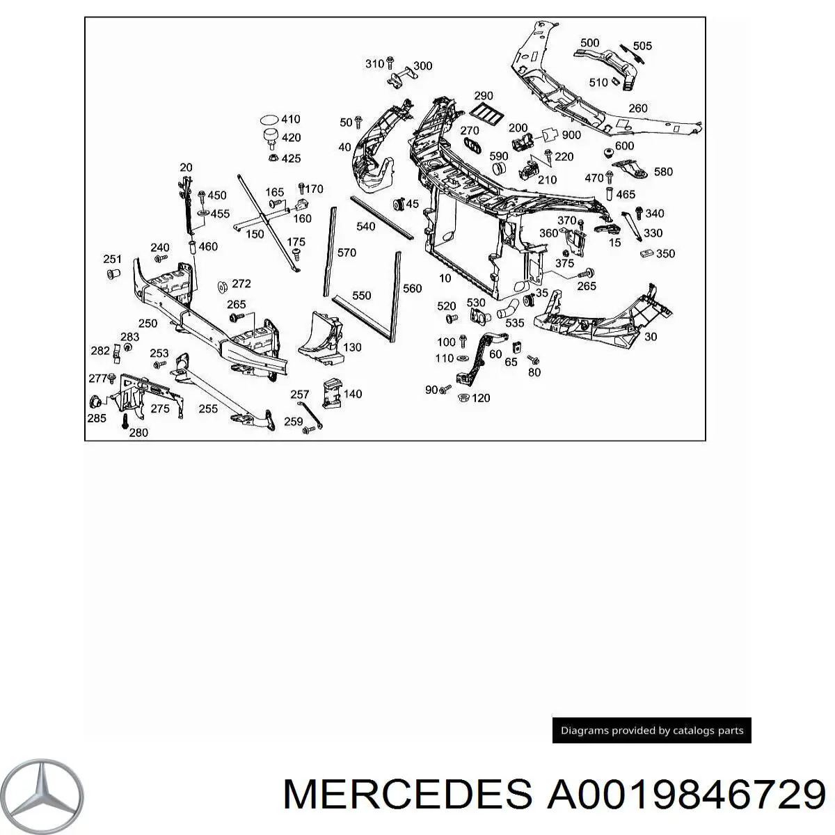 Купити A0019846729 Mercedes 