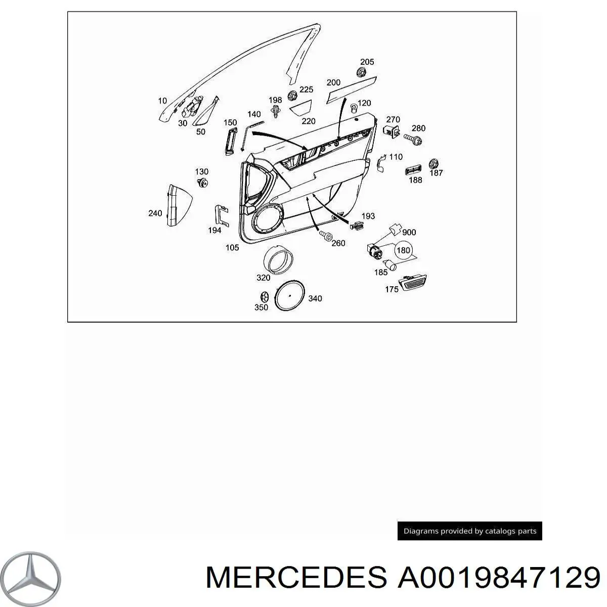 Купити A0019847129 Mercedes 