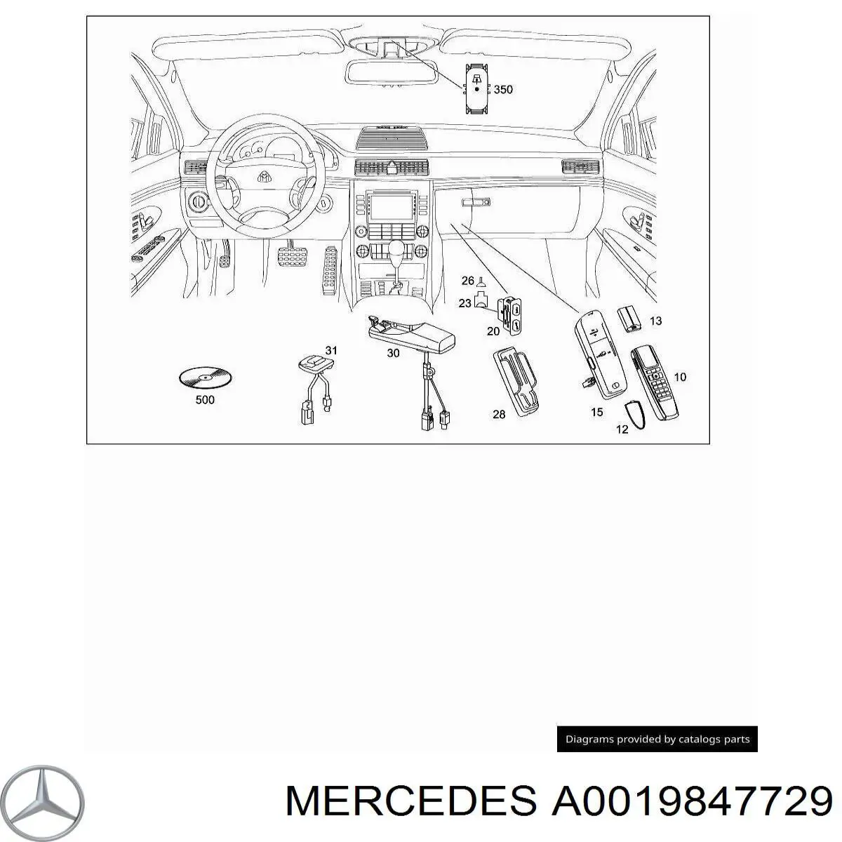  Mercedes A0019847729 ціна, від 1.12 USD