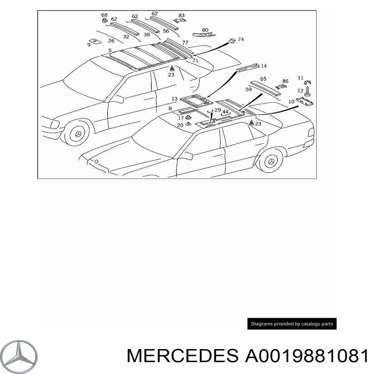 Mercedes A0019881081 ціна, від 1.06 USD