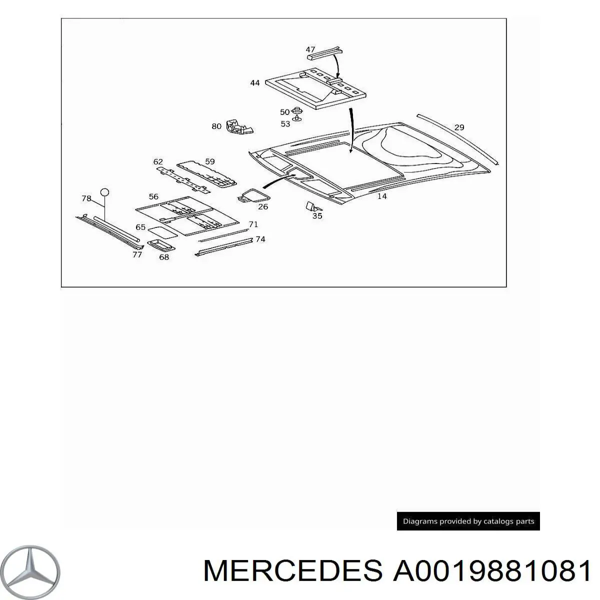 A0019881081 Mercedes 
