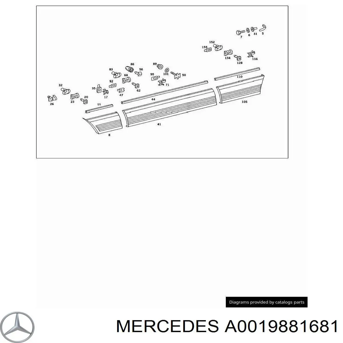  0019881681 Mercedes