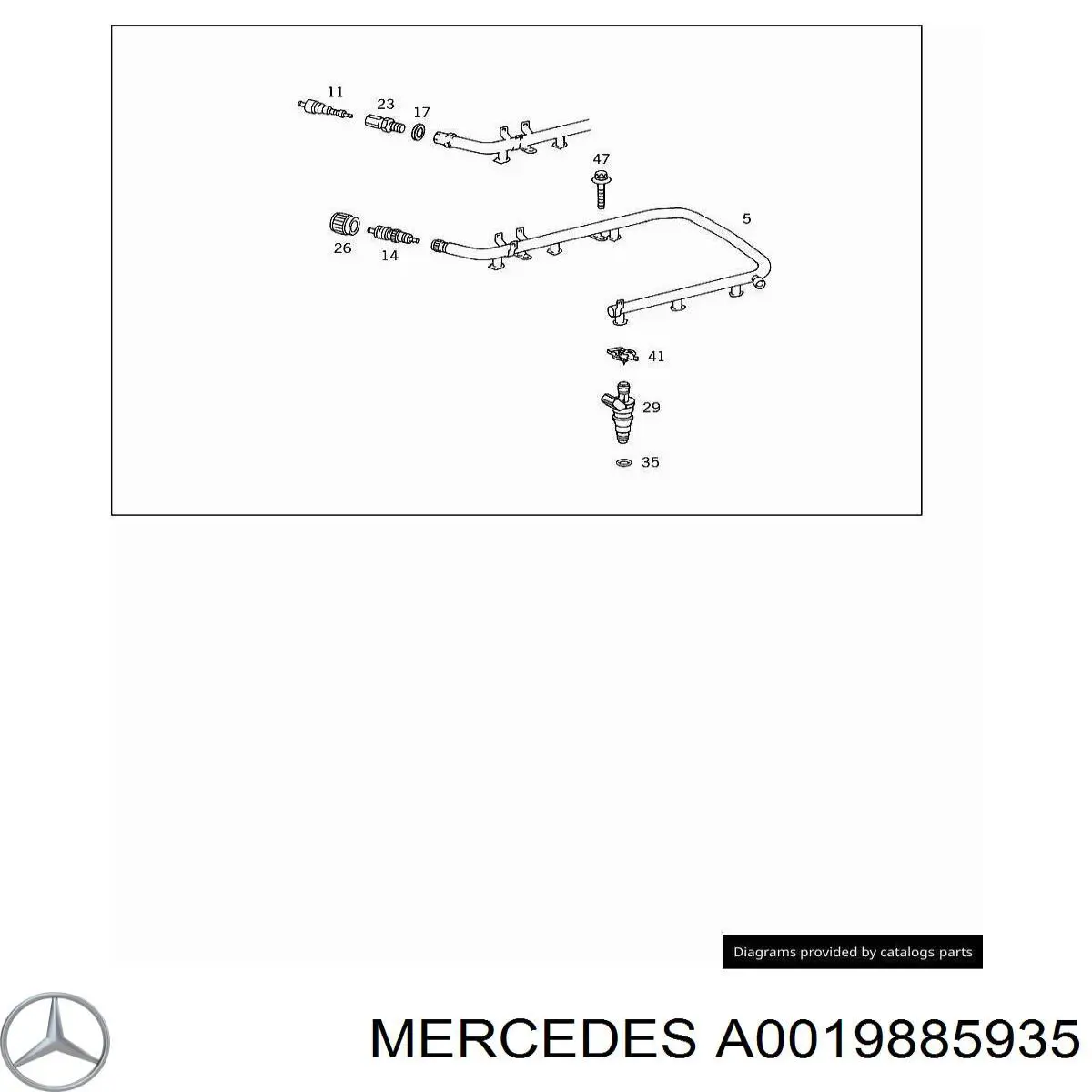 A0019885935 Mercedes 