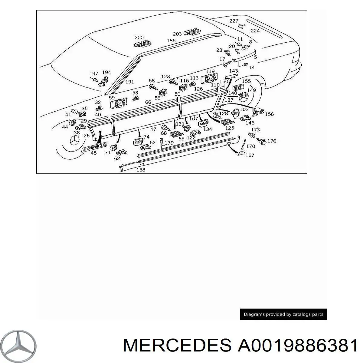  0019886381 Mercedes