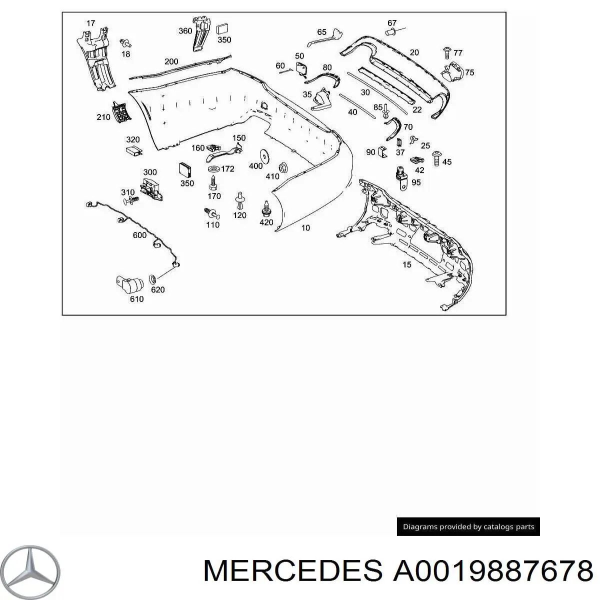 Купити A0019887678 Mercedes 