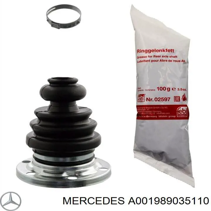 A001989035110 Mercedes мастило для підшипників і шркш