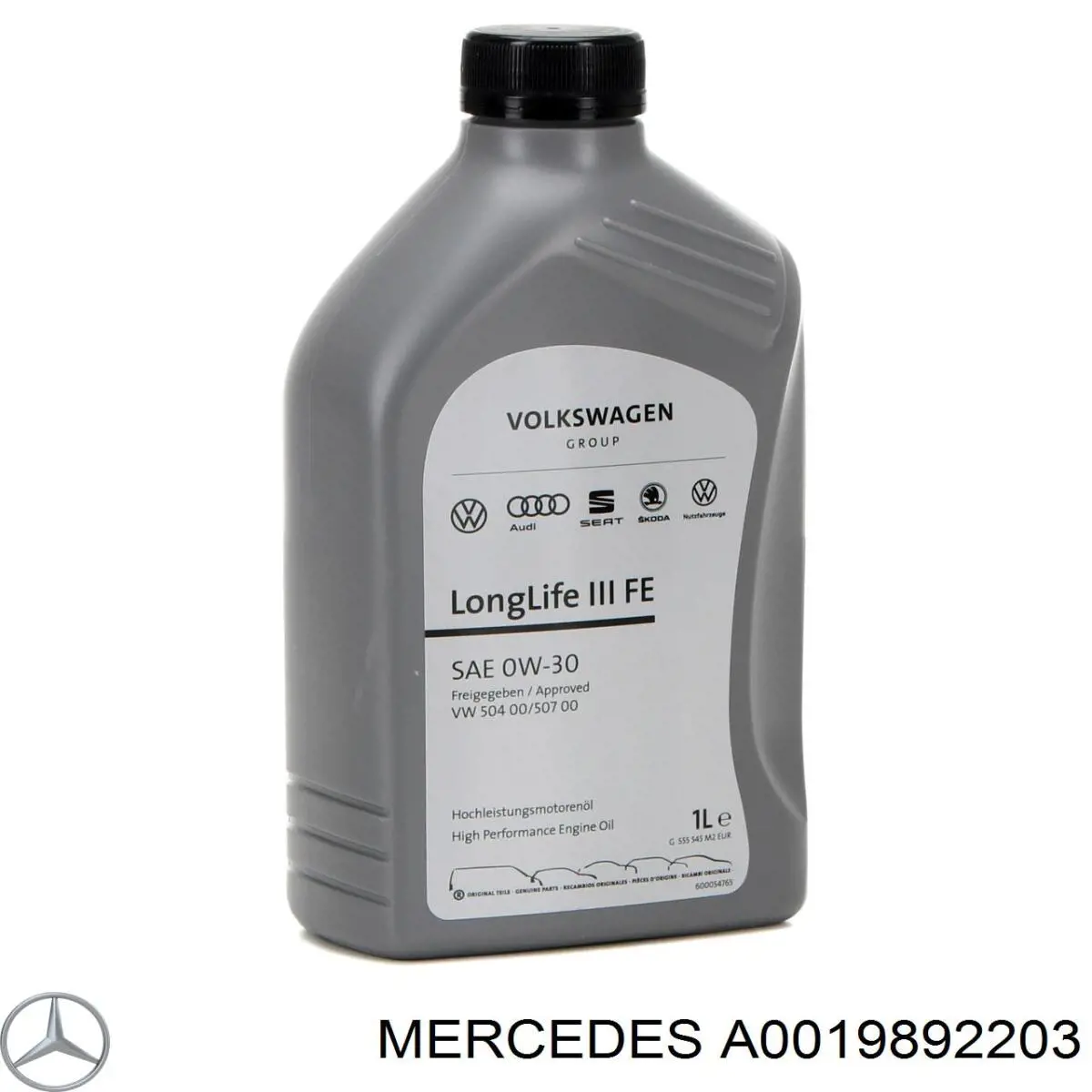 Масло трансмісії Mercedes A0019892203 ціна, від 12.10 USD