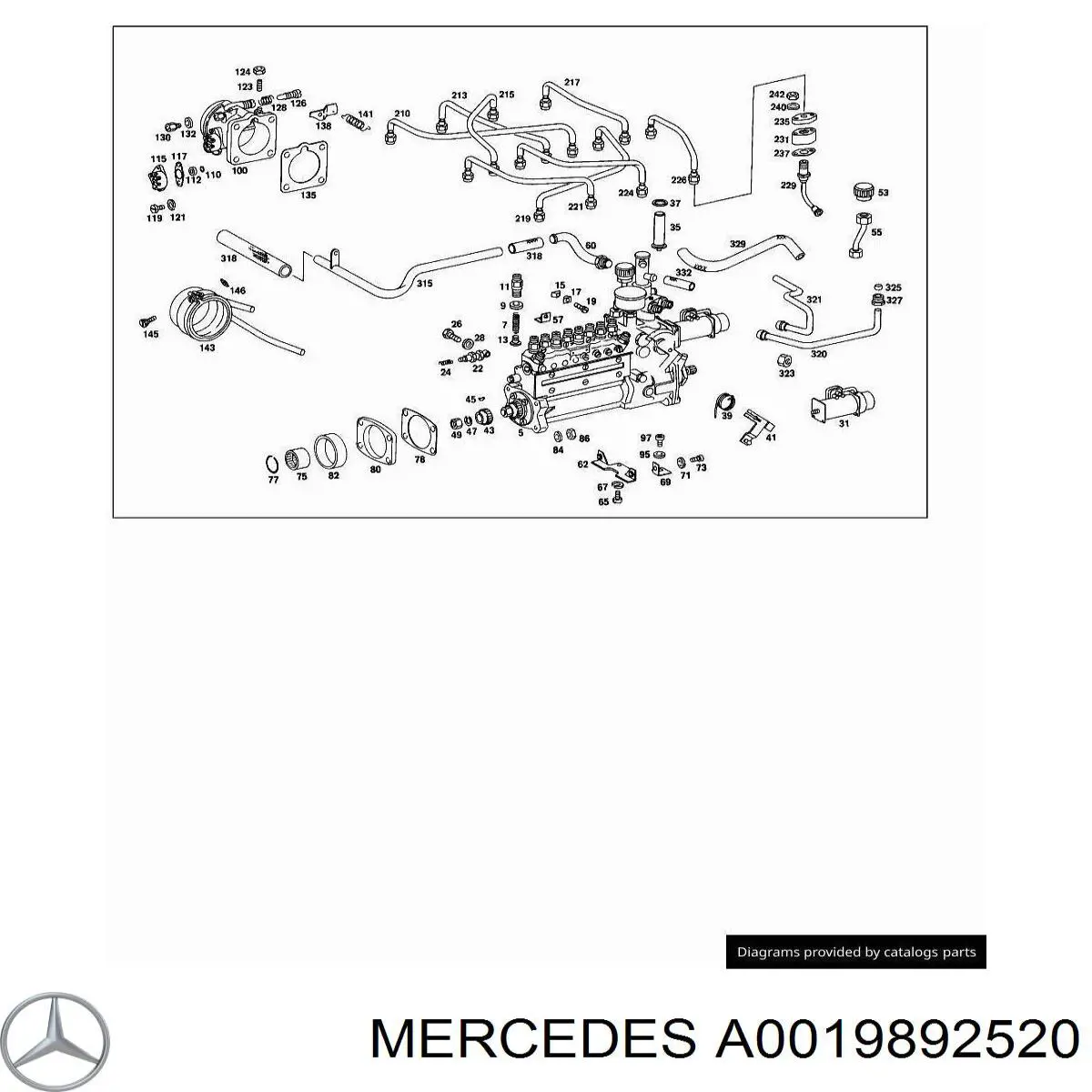 A0019892520 Mercedes герметик прокладковий