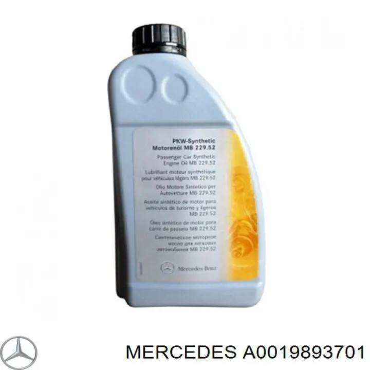 Масло моторне A0019893701 Mercedes