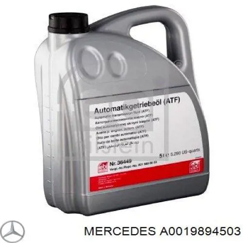Масло коробки передач Mercedes A0019894503 ціна, від 29.05 USD