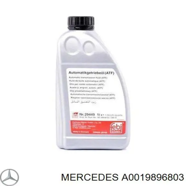 Масло трансмісії A0019896803 Mercedes