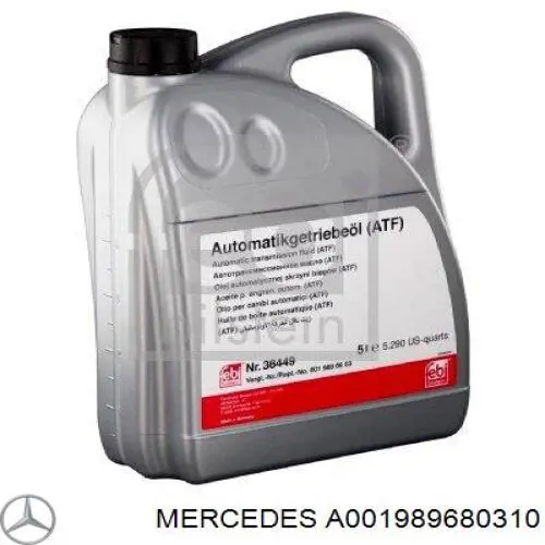 Масло варіатора Mercedes A001989680310 ціна, від 13.12 USD