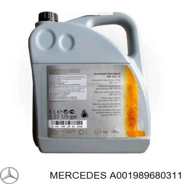 Масло трансмісії A001989680311 Mercedes