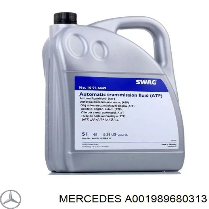 Масло трансмісії A001989680313 Mercedes
