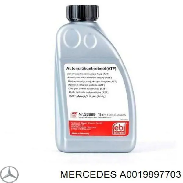 A0019897703 Mercedes Масло для роздавальної коробки