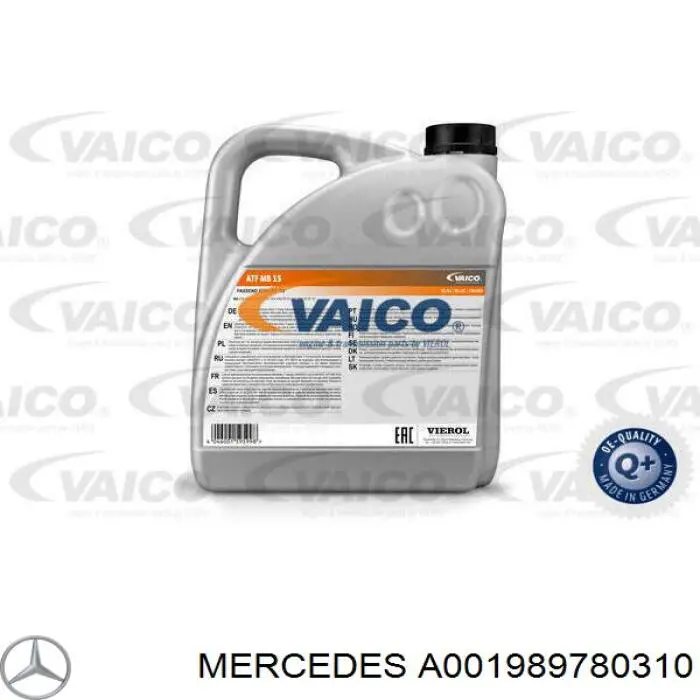 A001989780310 Mercedes масло трансмісії