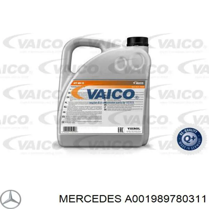 Масло трансмісії Mercedes A001989780311 ціна, від 66.14 USD