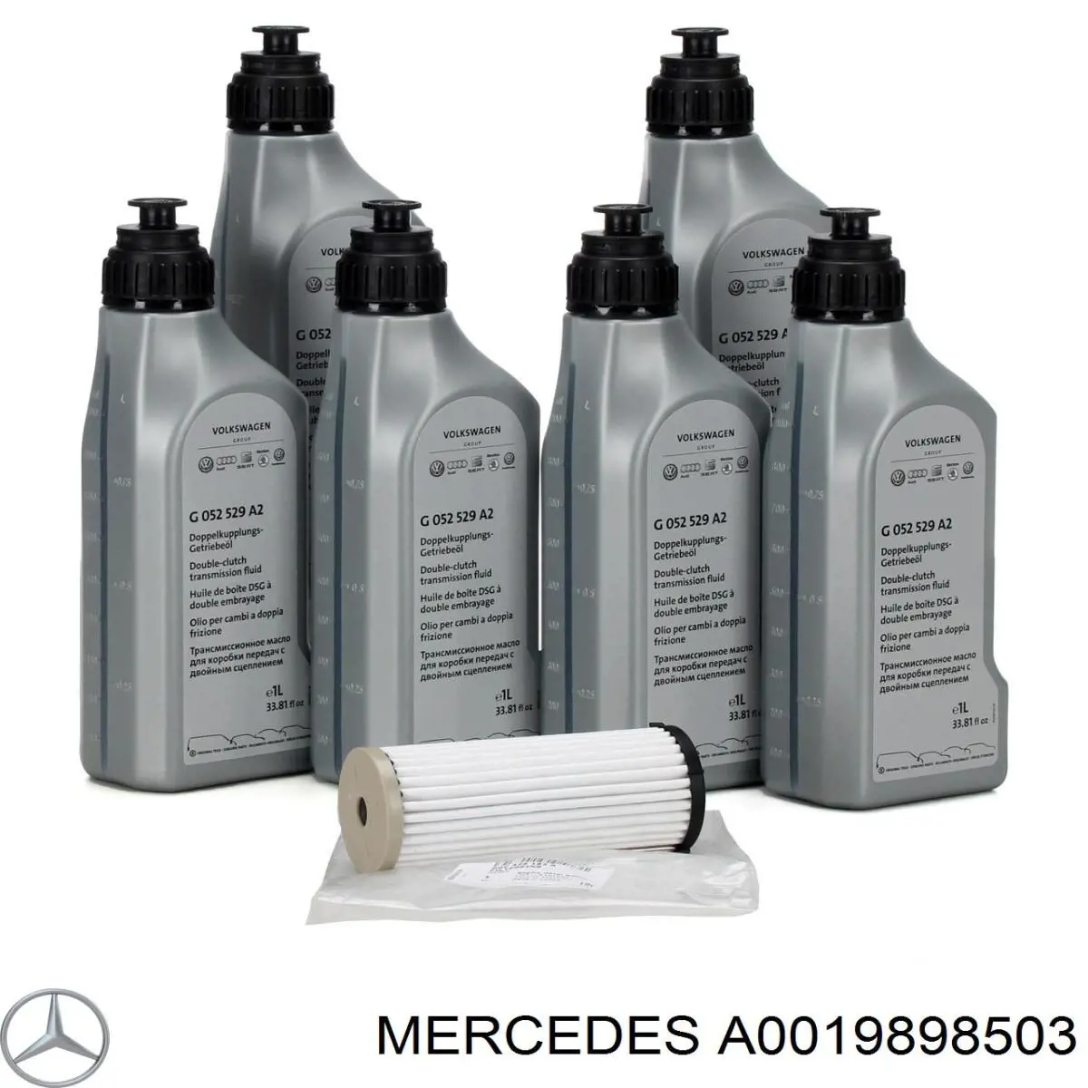 Масло коробки передач Mercedes A0019898503 ціна, від 28.32 USD