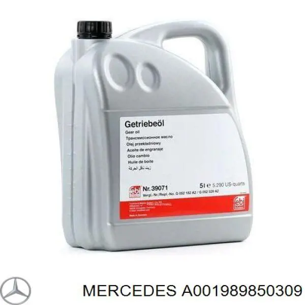 A001989850309 Mercedes Масло для роздавальної коробки