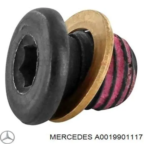 Купити A0019901117 Mercedes Пробка заливна заднього (переднього) моста
