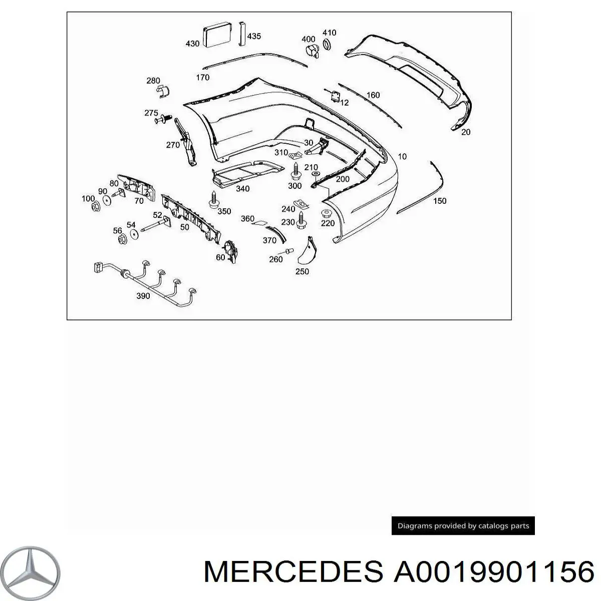  Mercedes A0019901156 ціна, від 7.63 USD