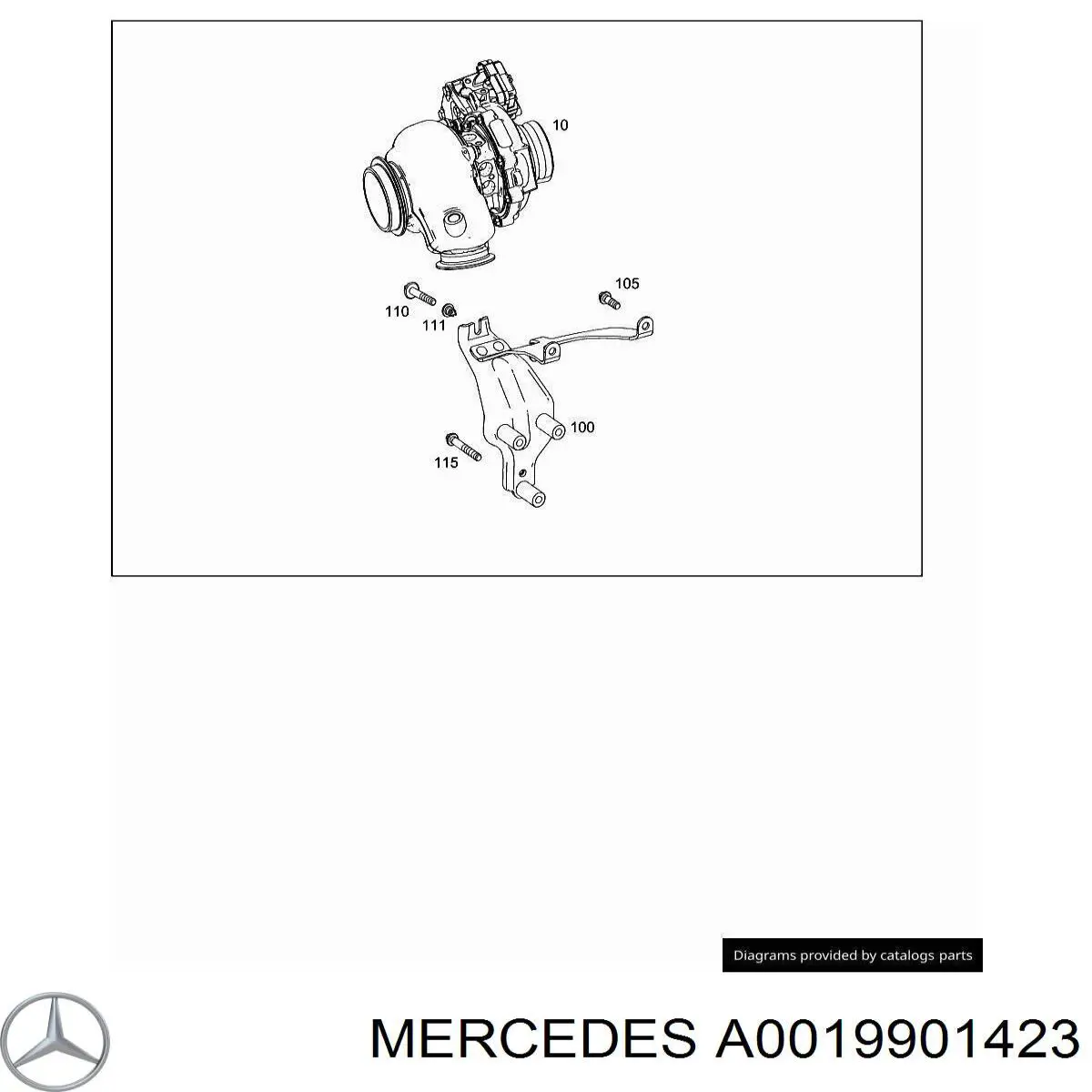 A0019901423 Mercedes 