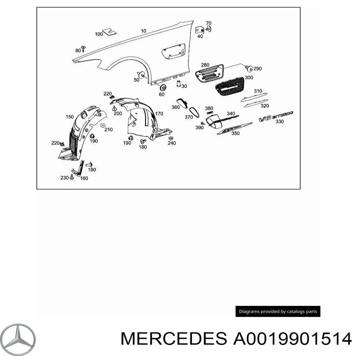  A0019901514 Mercedes