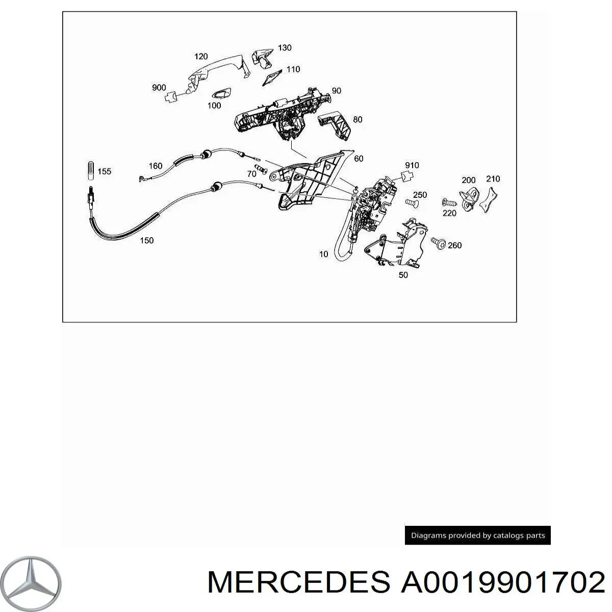 A0019901002 Mercedes 