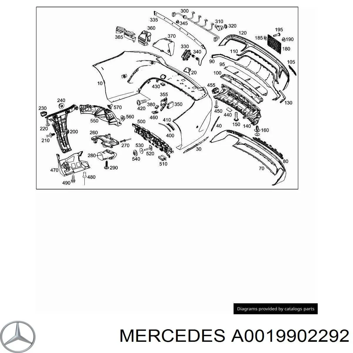 Mercedes A0019902292 ціна, від 0.74 USD