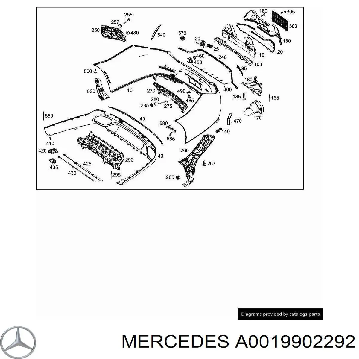 Купити A0019902292 Mercedes 