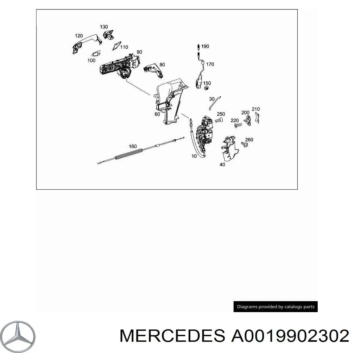 A0019902302 Mercedes 