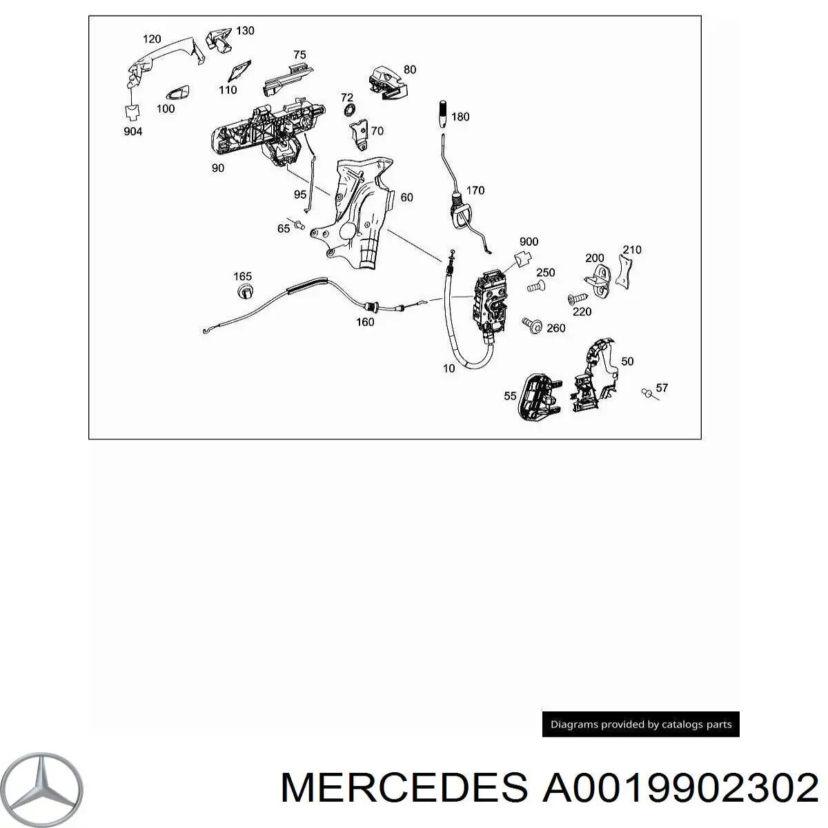  Mercedes A0019902302 ціна, від 1.27 USD