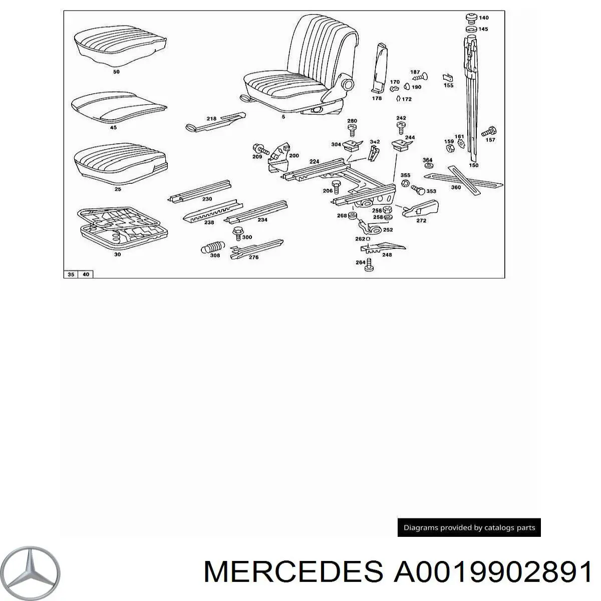  0019902891 Mercedes