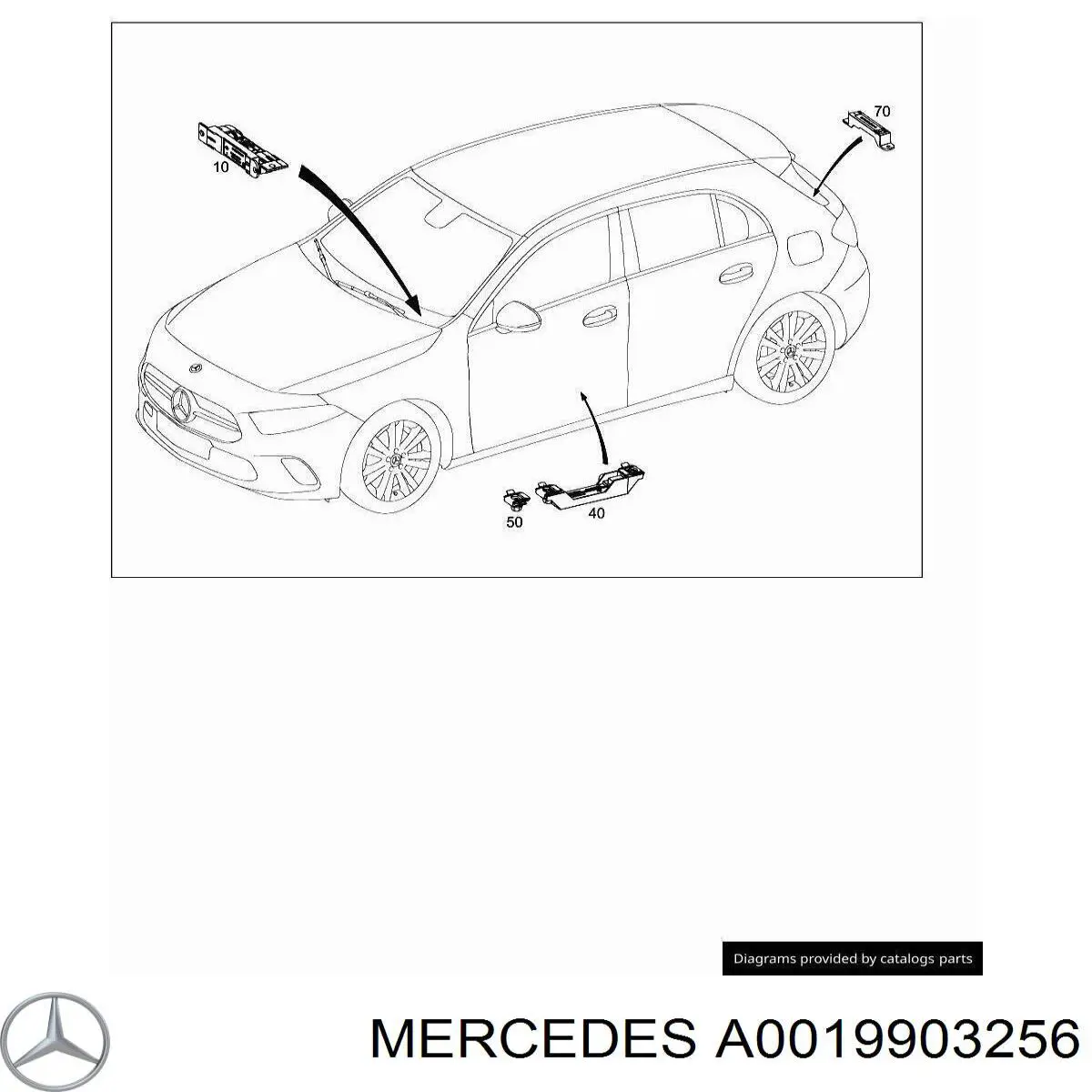 Болт/гайка кріплення Mercedes A0019903256 ціна, від 0.53 USD