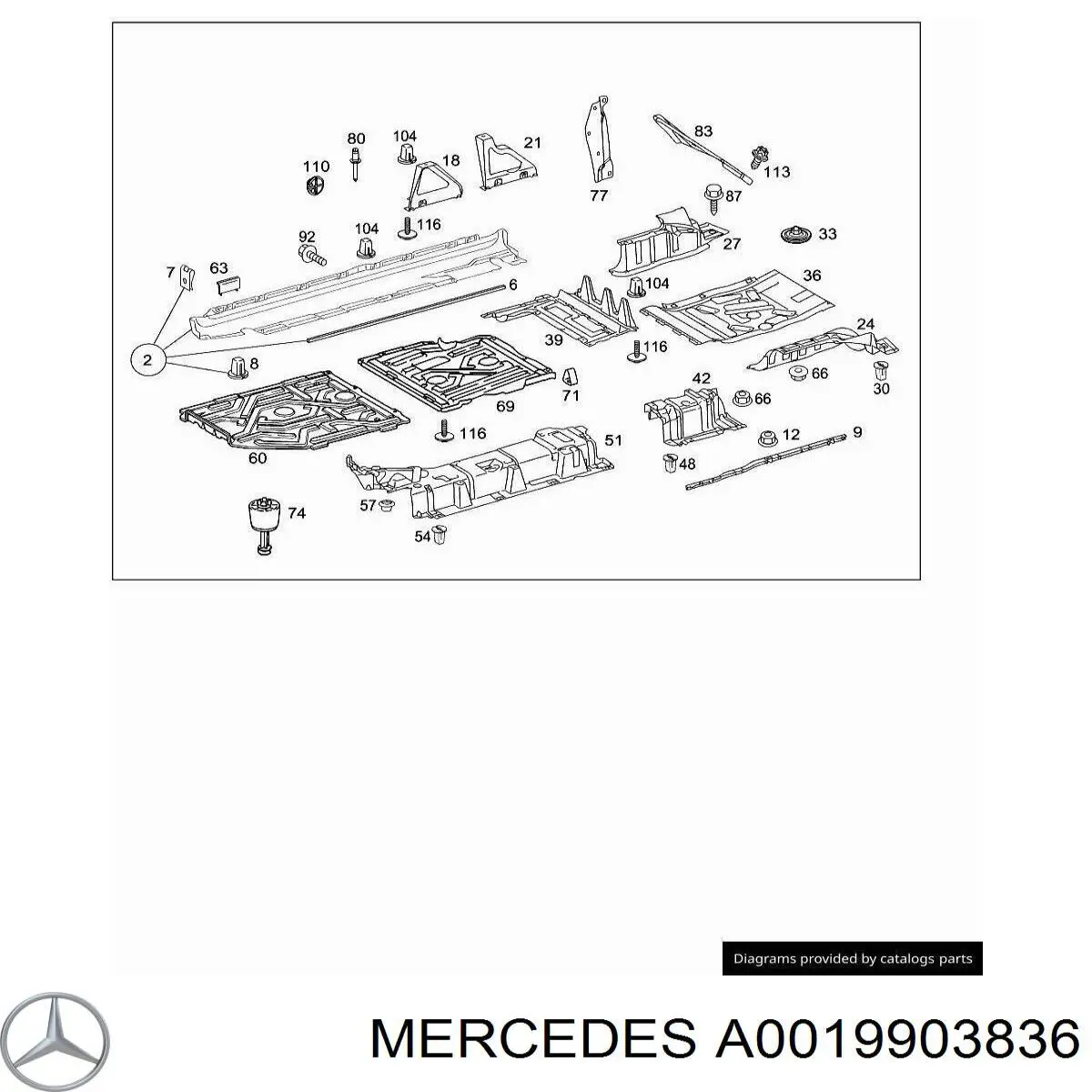  A0019903836 Mercedes