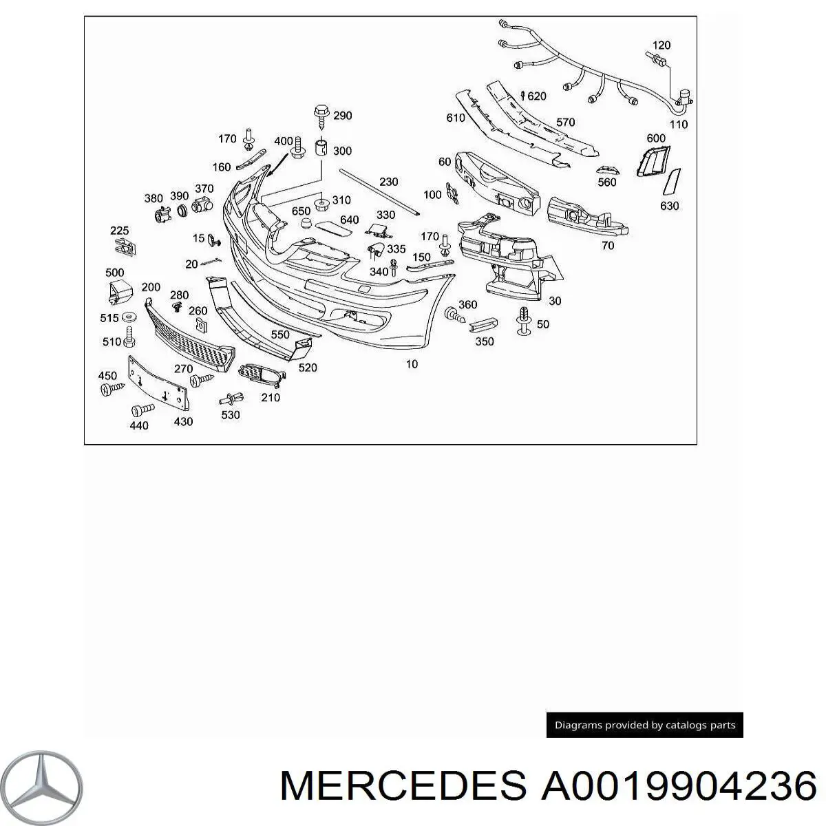  A0019904236 Mercedes